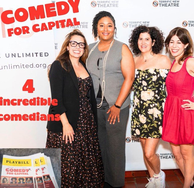 Malone Unlimited team and guests at the Comedy for Capital event